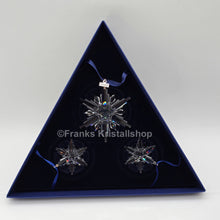 Lade das Bild in den Galerie-Viewer, SWAROVSKI Weihnachtsstern 2006 klar 3er Set 860748
