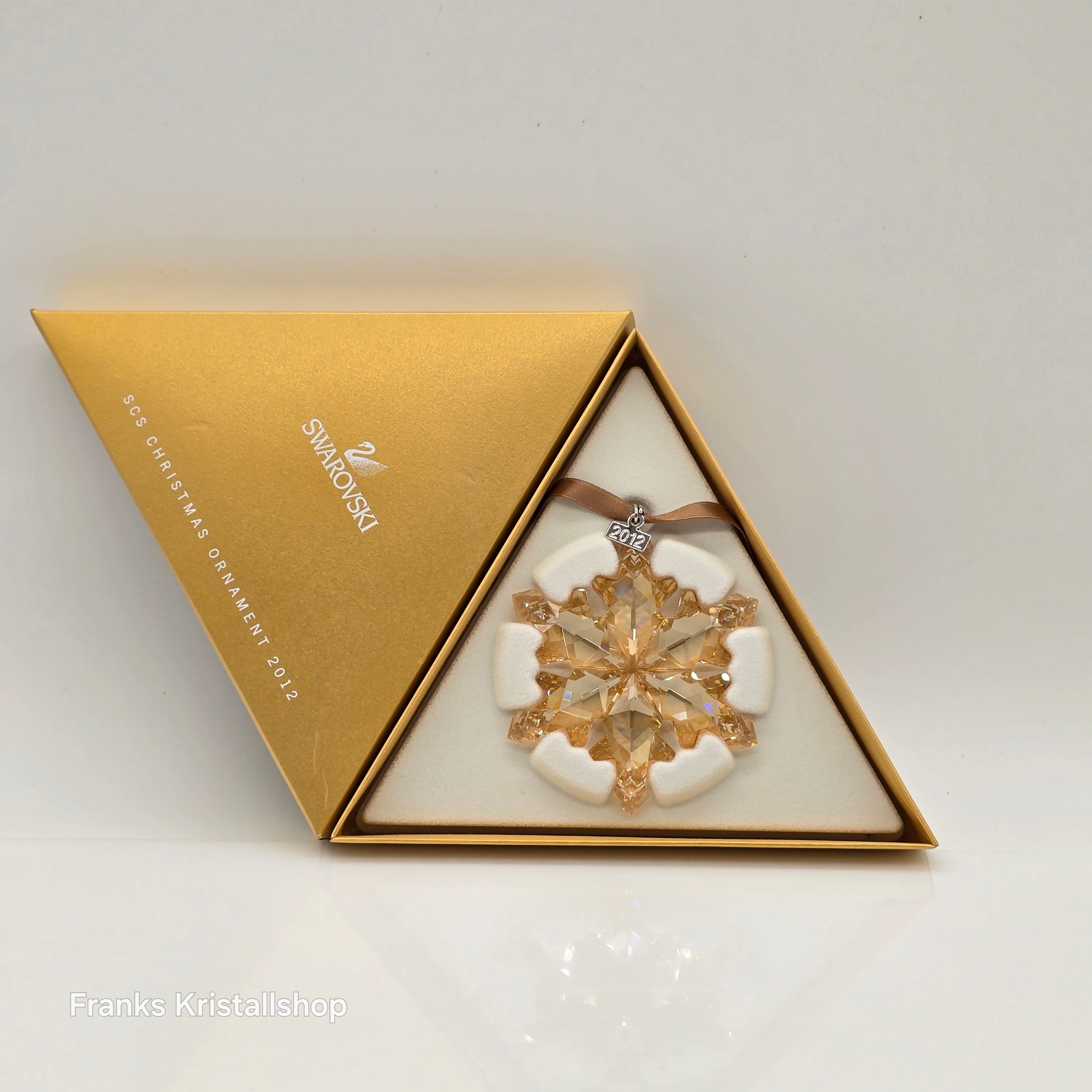 SWAROVSKI Weihnachtsstern 2012 Groß Gold SCS 1139970