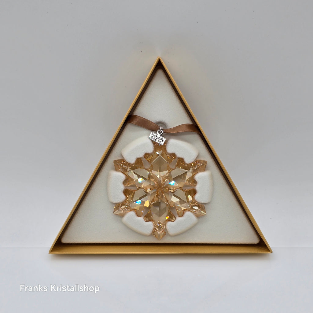 SWAROVSKI Weihnachtsstern 2012 Groß Gold SCS 1139970