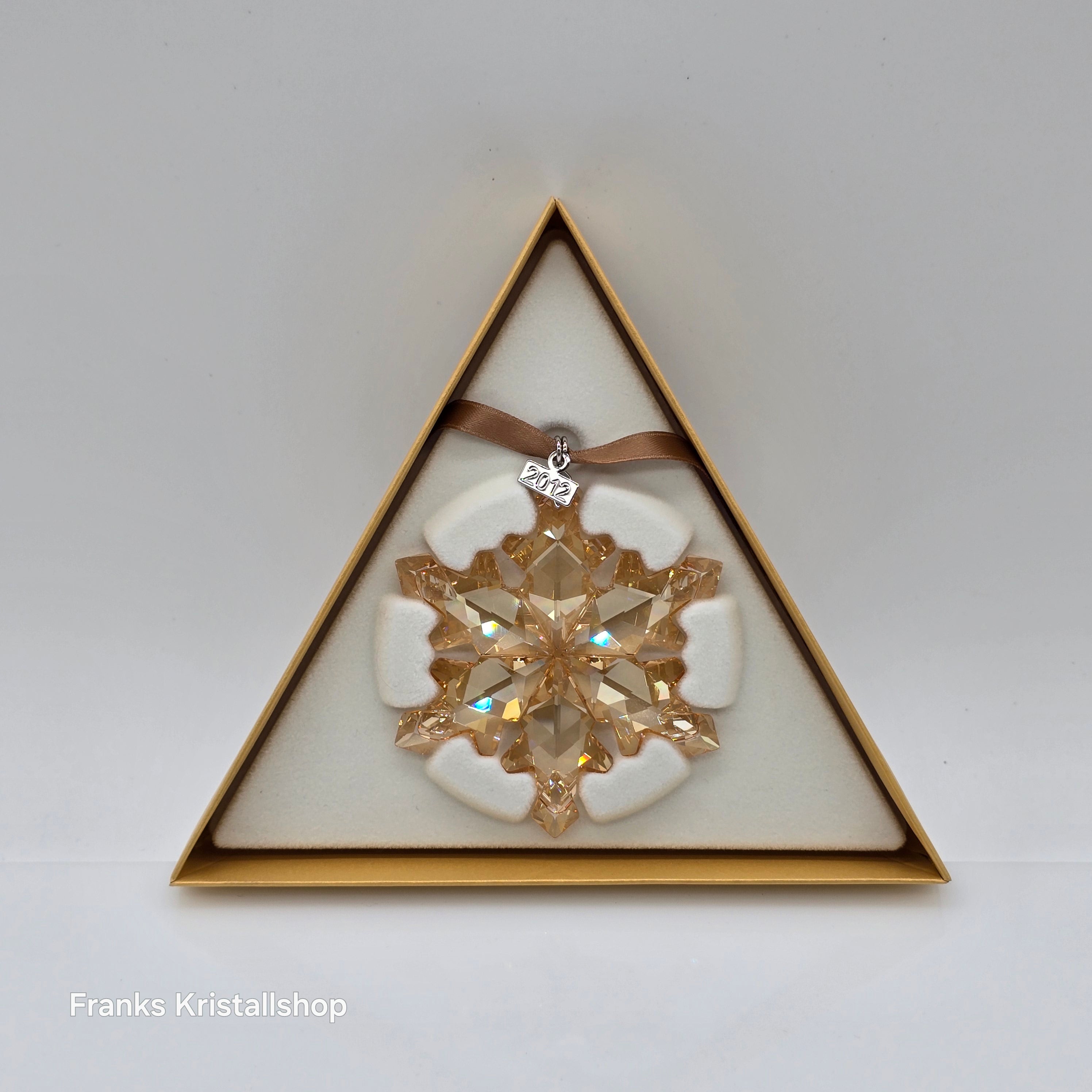 SWAROVSKI Weihnachtsstern 2012 Groß Gold SCS 1139970