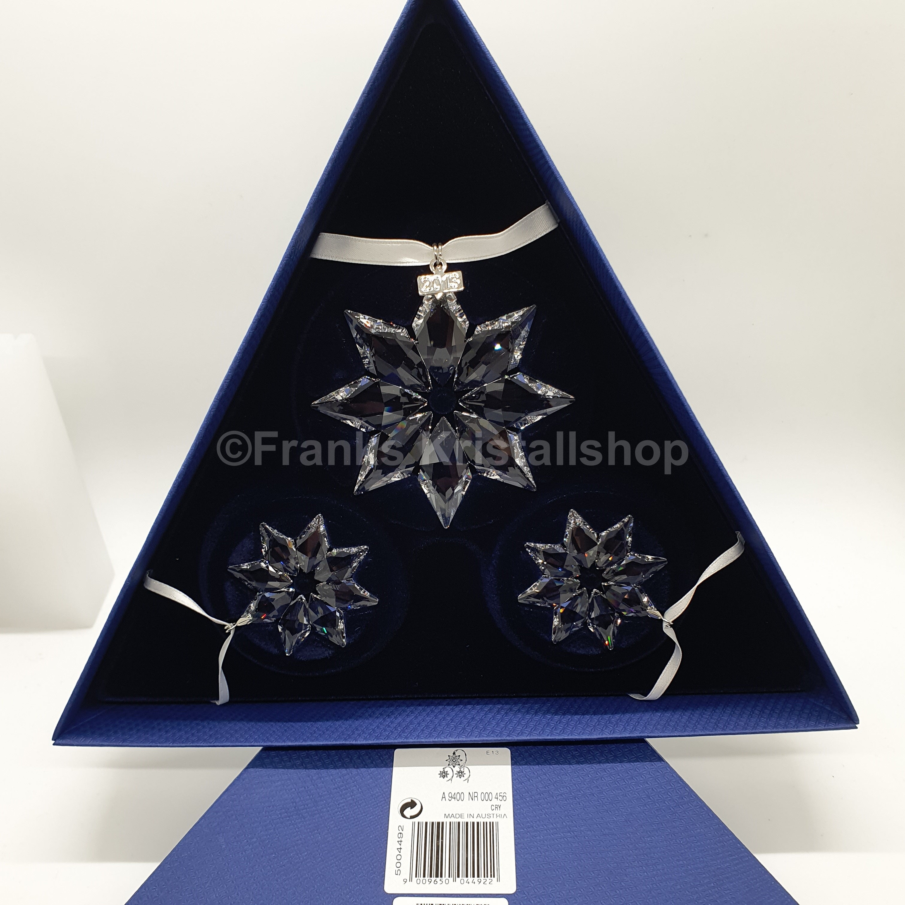 SWAROVSKI Weihnachtsstern 2013 klar 3er Set 5004492