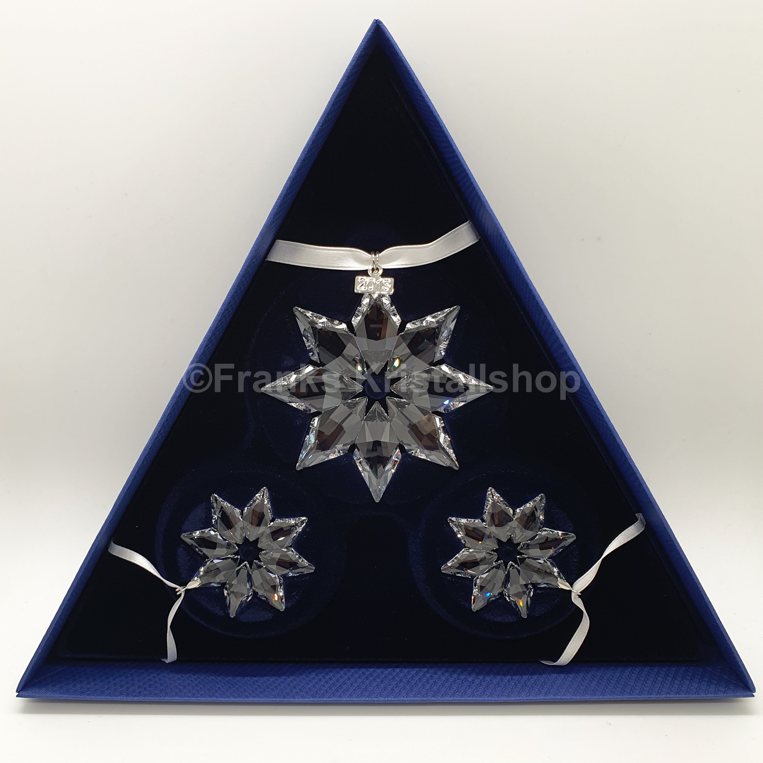 SWAROVSKI Weihnachtsstern 2013 klar 3er Set 5004492