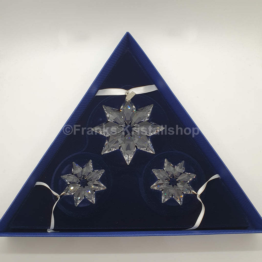SWAROVSKI Weihnachtsstern 2013 klar 3er Set 5004492