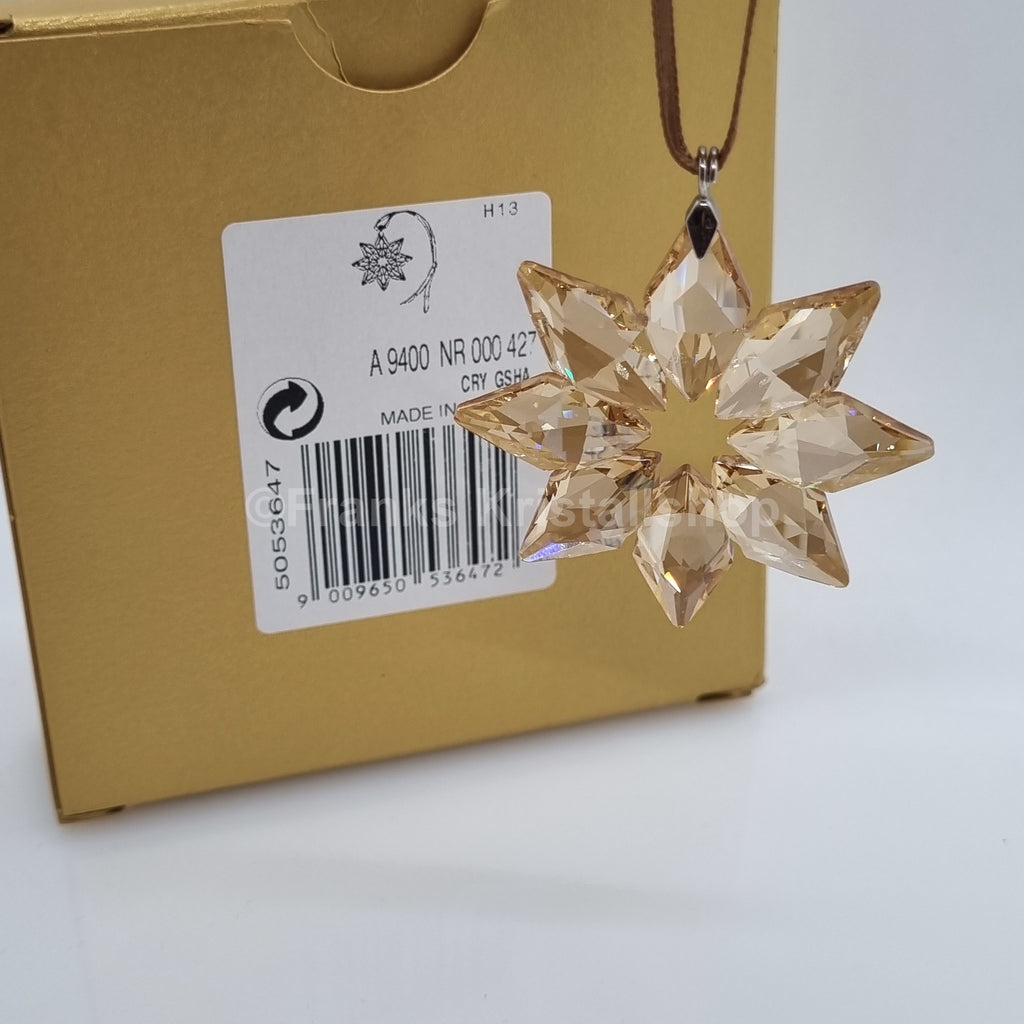 SWAROVSKI SCS Weihnachtsstern 2013 Klein Gold 5053647