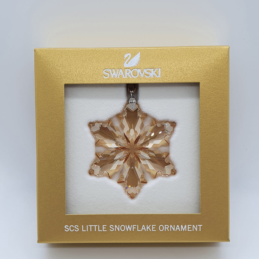 SWAROVSKI Weihnachtsstern 2016 klein Gold SCS 5222353
