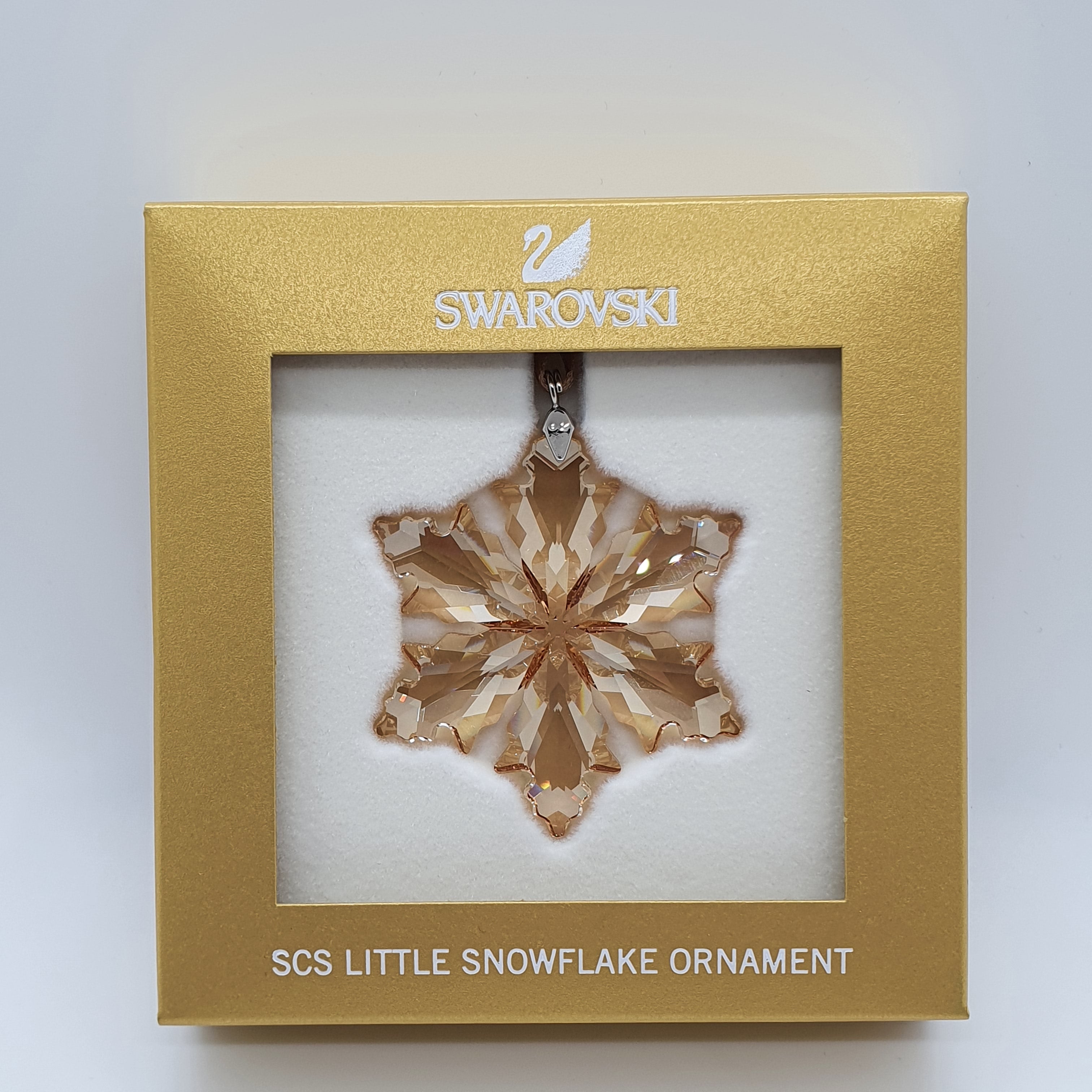 SWAROVSKI Weihnachtsstern 2016 klein Gold SCS 5222353
