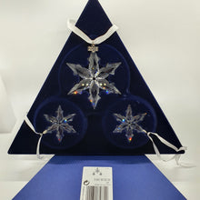 Lade das Bild in den Galerie-Viewer, SWAROVSKI Weihnachtsstern 3er Set 2015 klar 5135889
