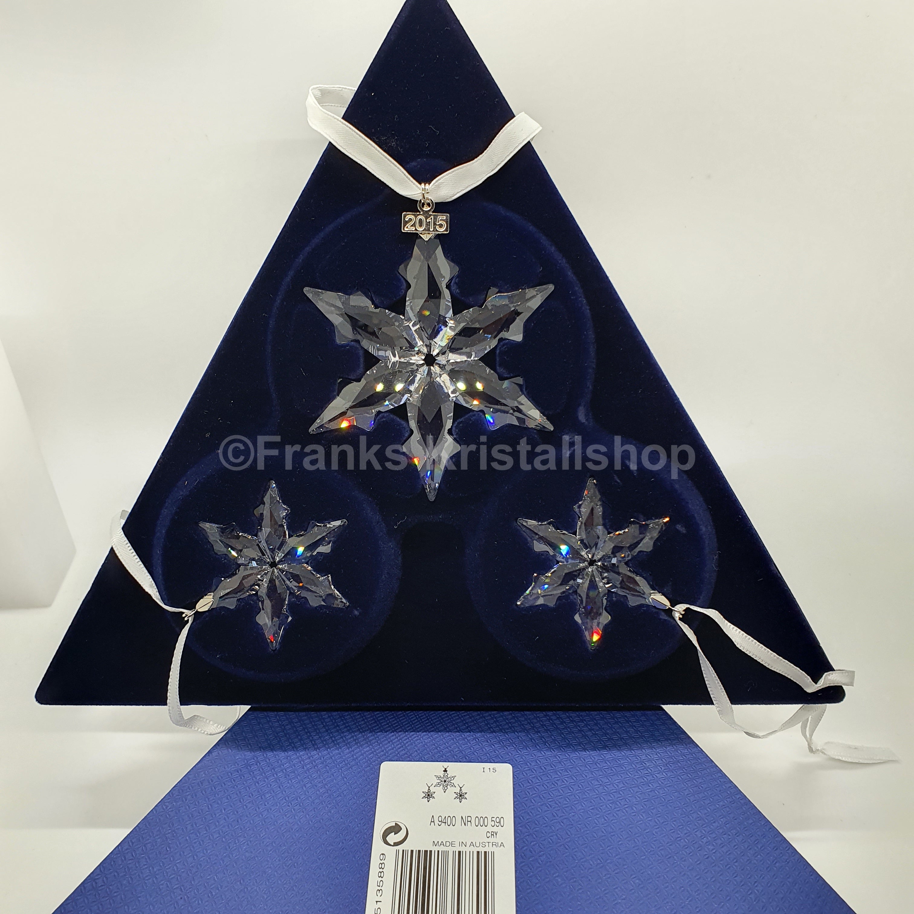 SWAROVSKI Weihnachtsstern 3er Set 2015 klar 5135889
