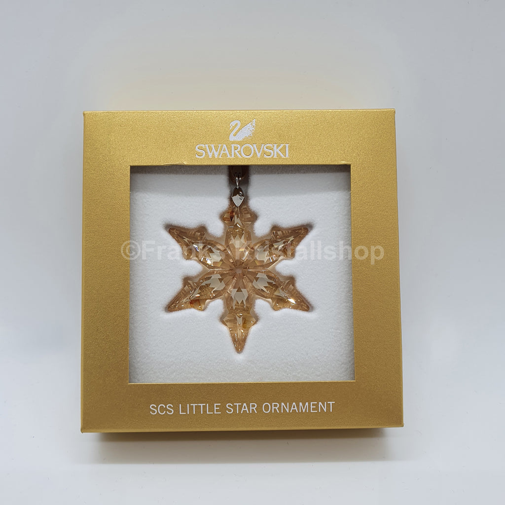 SWAROVSKI Christmas Star 2015 small Gold SCS 5135931