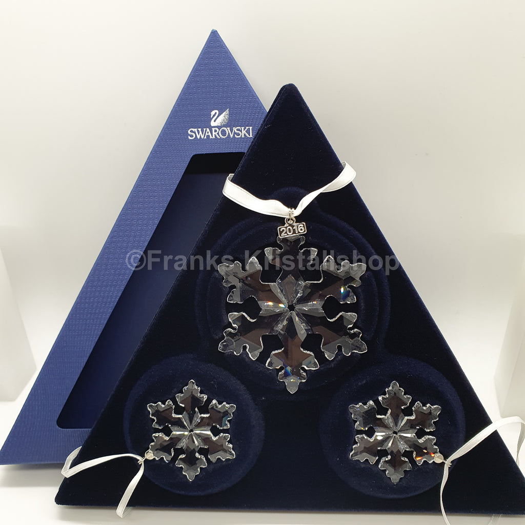 SWAROVSKI Weihnachtsstern 2016 klar 3er Set 5222332