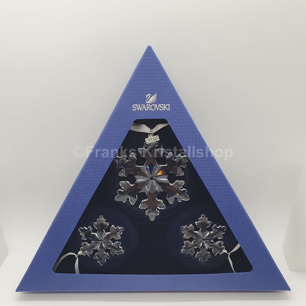 SWAROVSKI Weihnachtsstern 2016 klar 3er Set 5222332