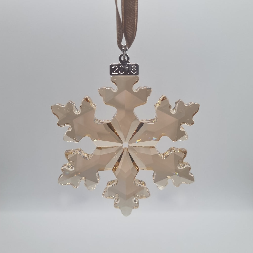 SWAROVSKI Weihnachtsstern 2016 groß Gold SCS 5222349