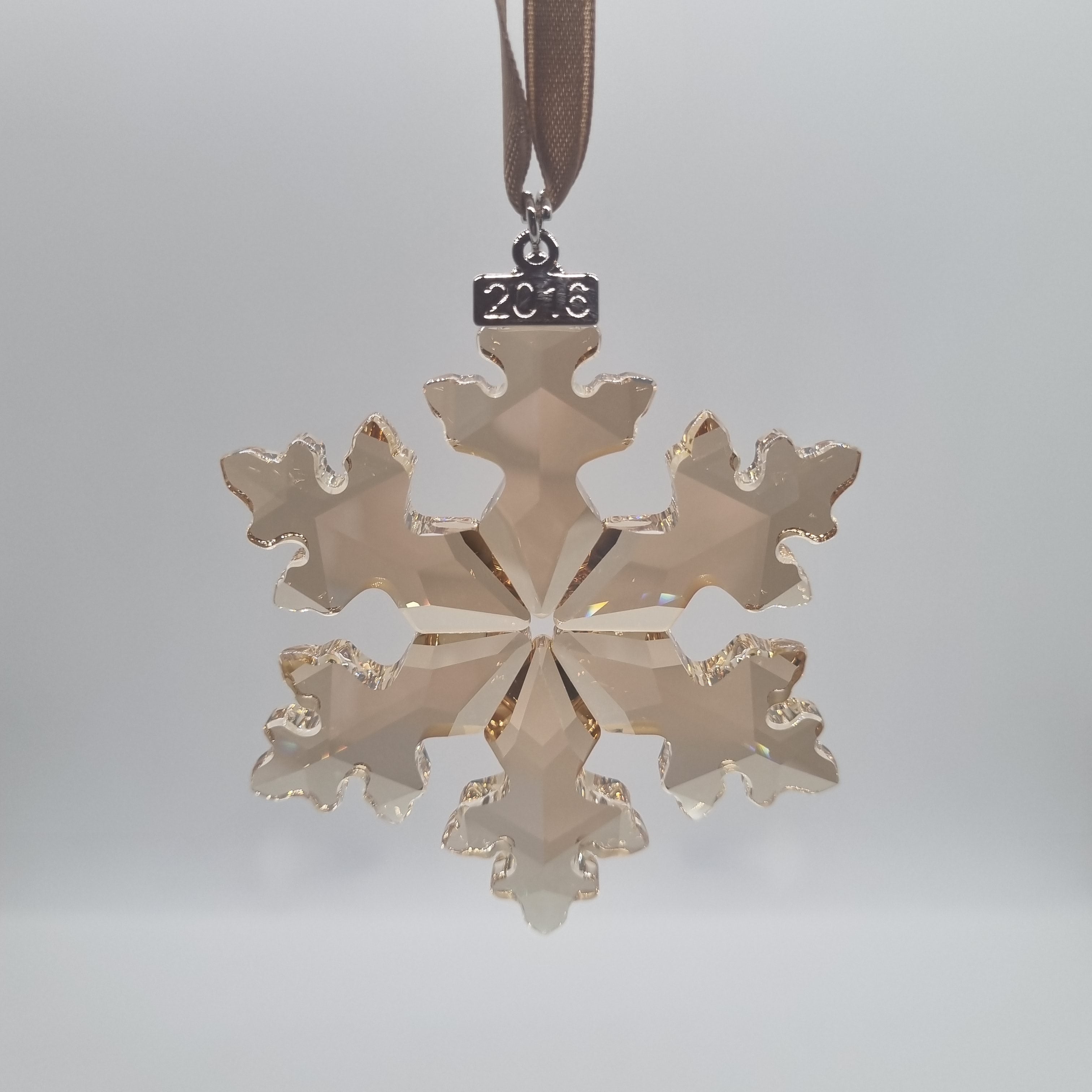 SWAROVSKI Weihnachtsstern 2016 groß Gold SCS 5222349