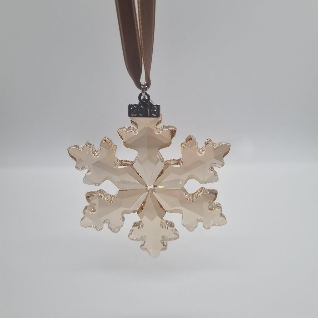 SWAROVSKI Weihnachtsstern 2016 groß Gold SCS 5222349