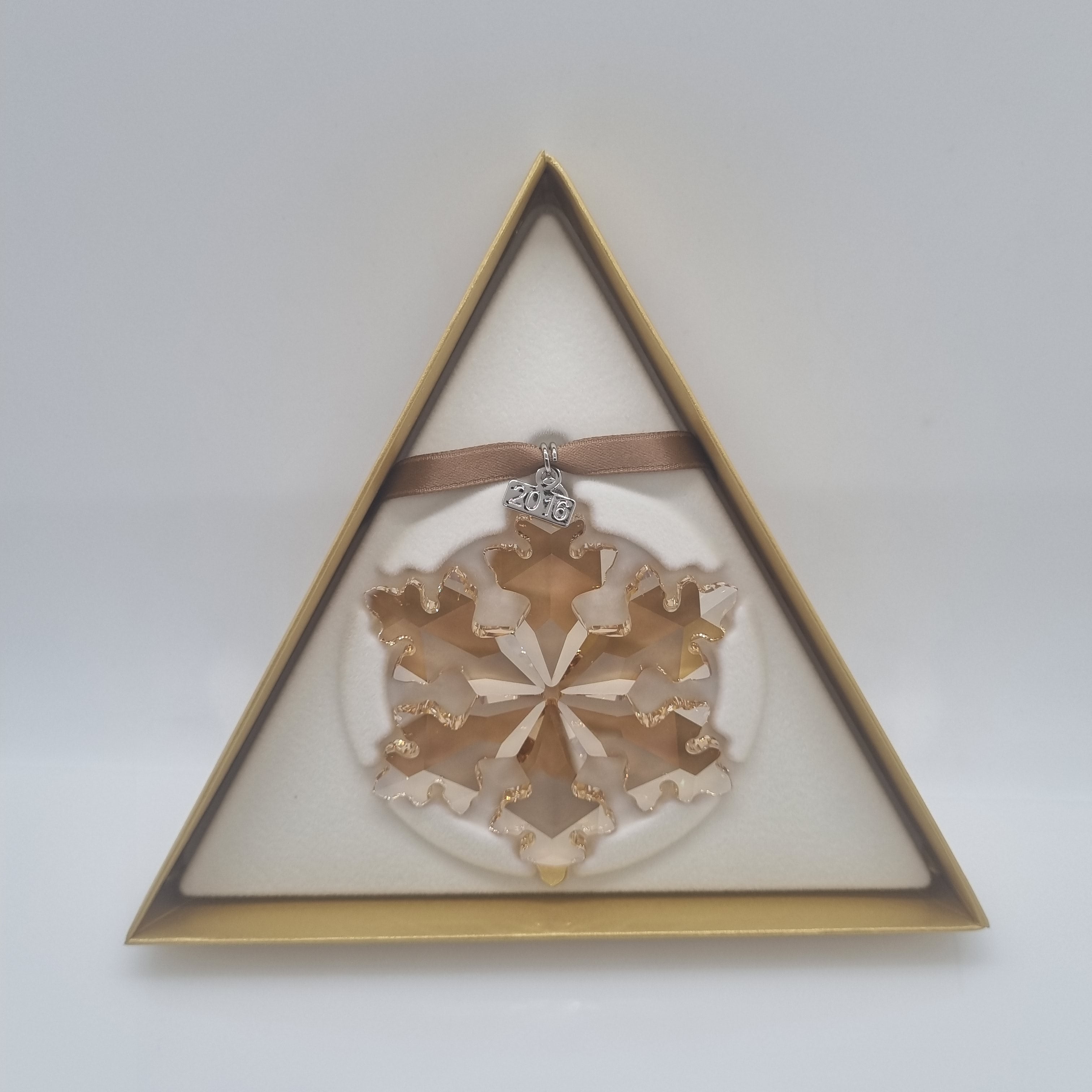 SWAROVSKI Weihnachtsstern 2016 groß Gold SCS 5222349