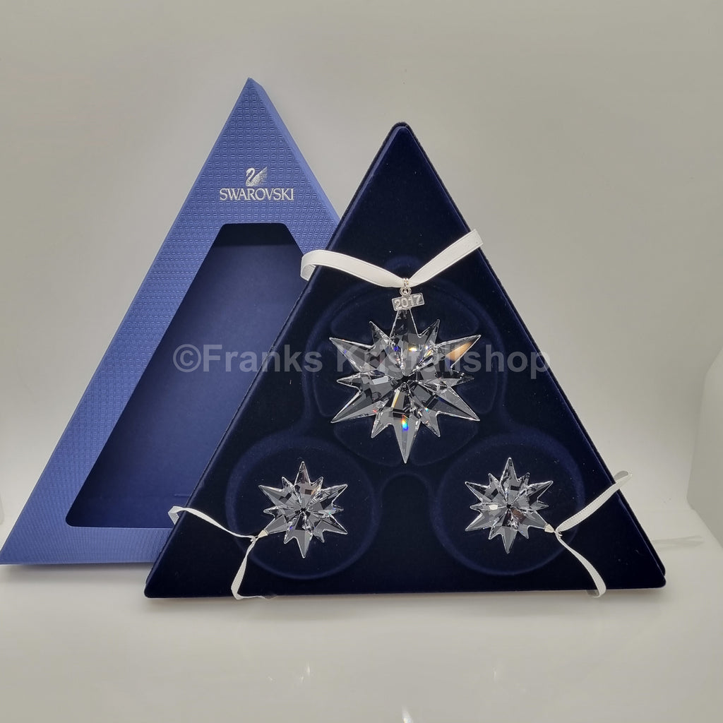 SWAROVSKI Weihnachtsstern 3er Set 2017 Klar 5268822