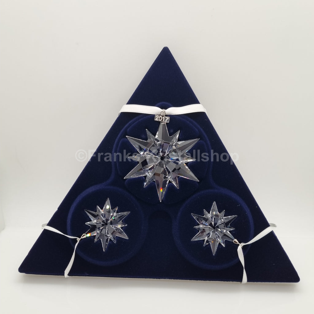 SWAROVSKI Weihnachtsstern 3er Set 2017 Klar 5268822
