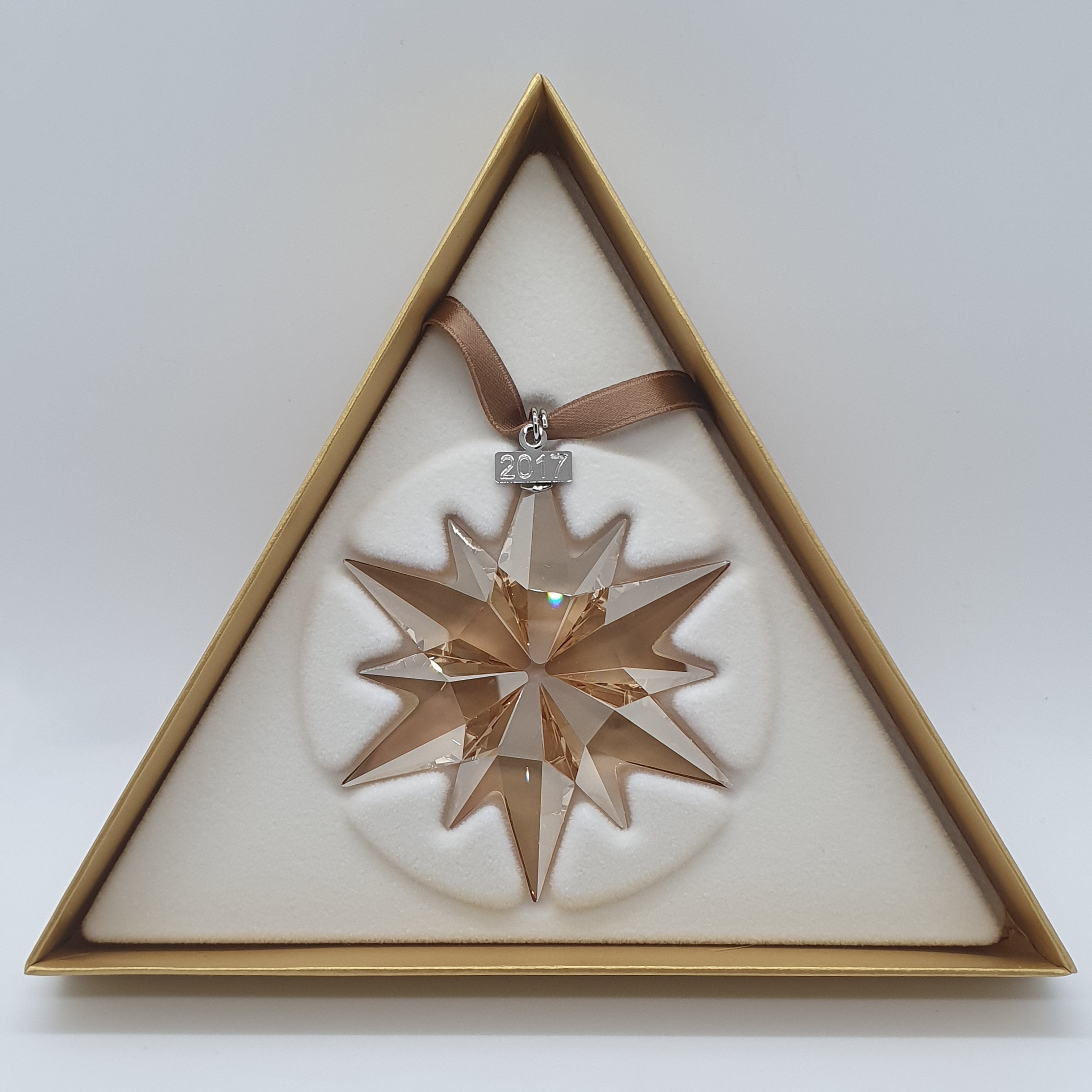 SWAROVSKI Weihnachtsstern 2017 groß Gold SCS 5268827