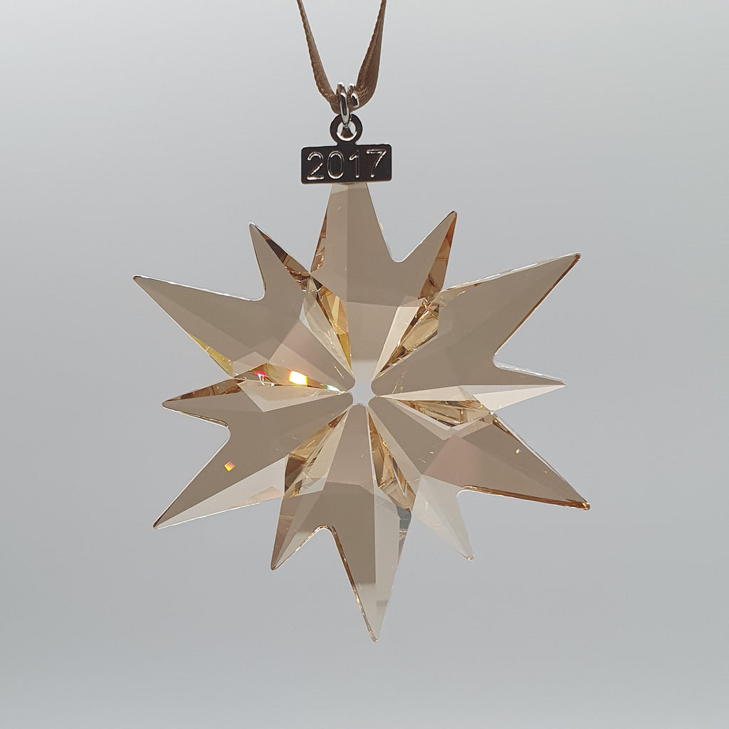 SWAROVSKI Weihnachtsstern 2017 groß Gold SCS 5268827