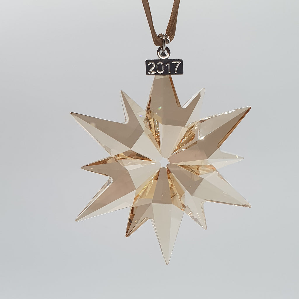 SWAROVSKI Weihnachtsstern 2017 groß Gold SCS 5268827