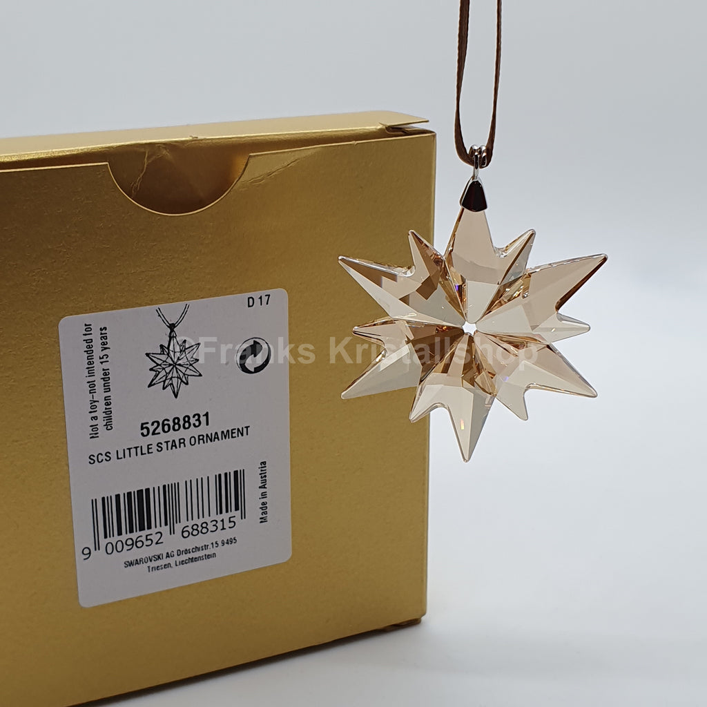 SWAROVSKI Christmas Star 2017 Small Gold SCS 5268831