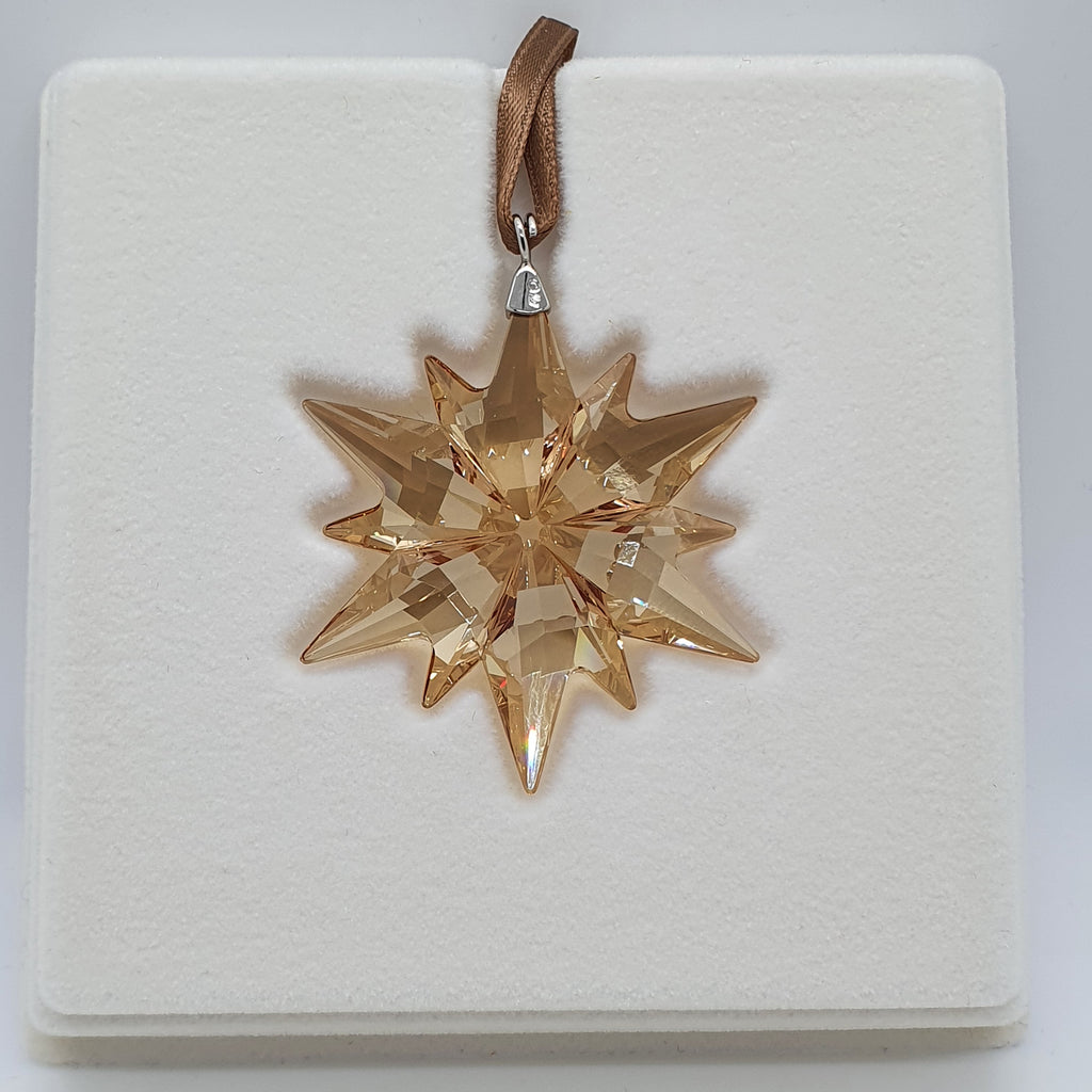 SWAROVSKI Weihnachtsstern 2017 klein Gold SCS 5268831