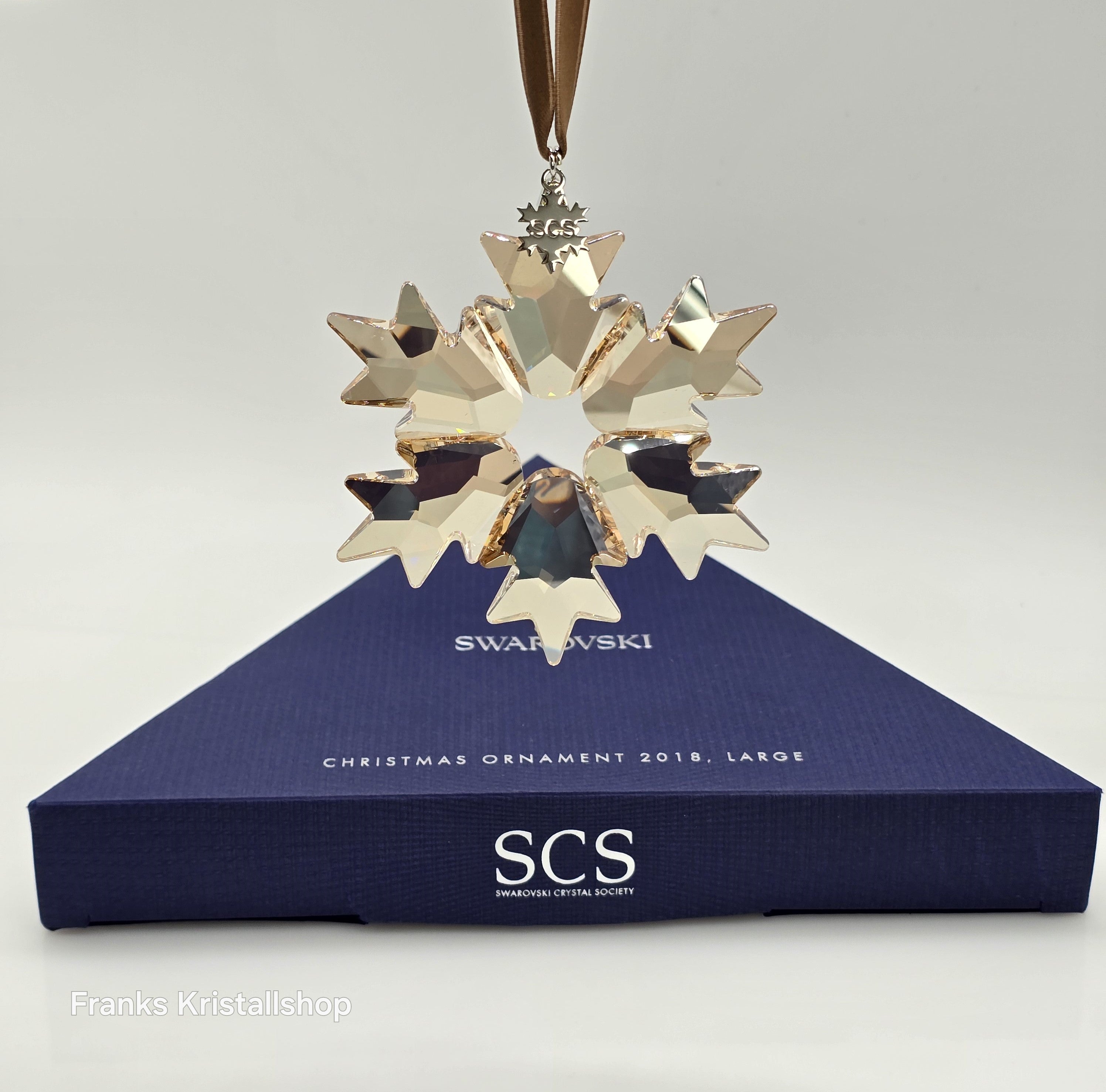 SWAROVSKI Weihnachtsstern 2018 XL Groß Gold SCS 5376665