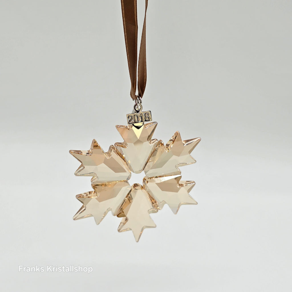 SWAROVSKI Weihnachtsstern 2018 groß Gold SCS 5357982