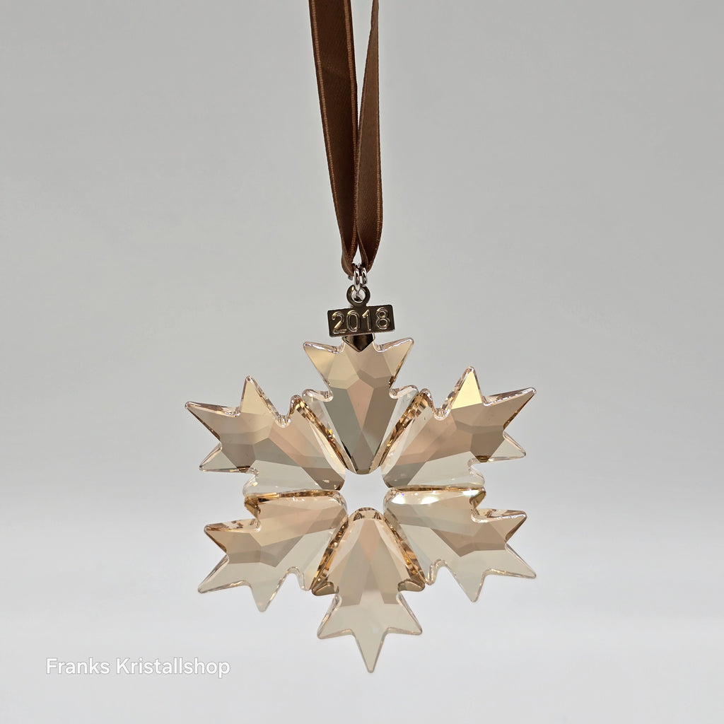 SWAROVSKI Weihnachtsstern 2018 groß Gold SCS 5357982