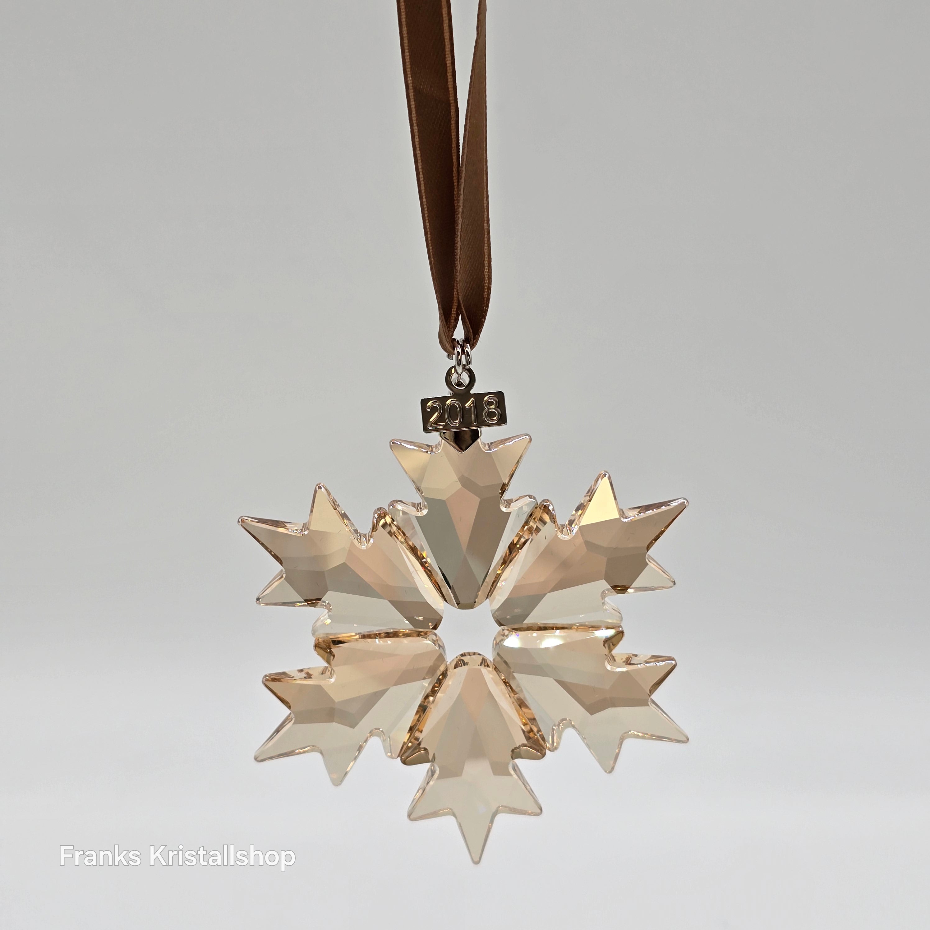 SWAROVSKI Weihnachtsstern 2018 groß Gold SCS 5357982