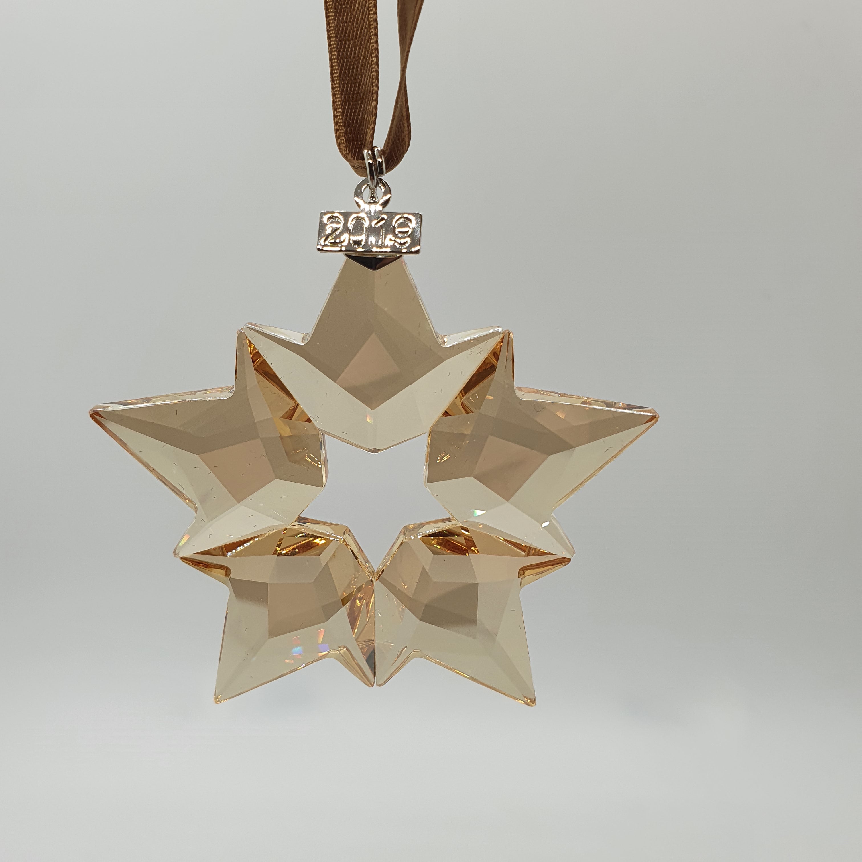SWAROVSKI Weihnachtsstern 2019 groß Gold SCS 5429596
