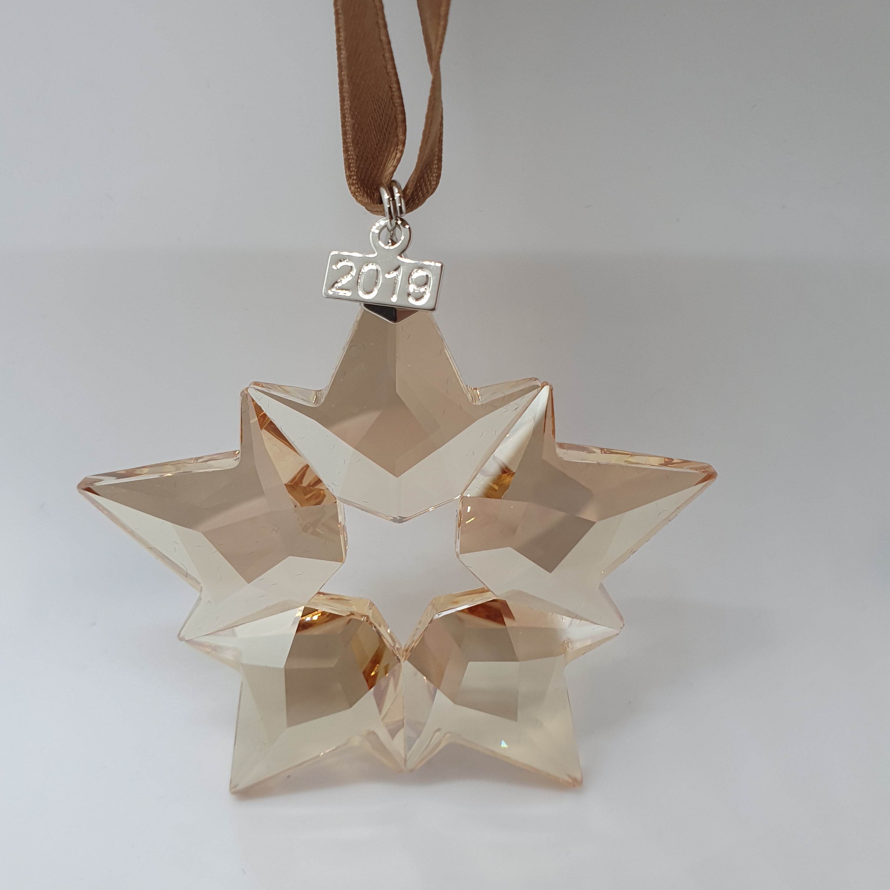 SWAROVSKI Weihnachtsstern 2019 groß Gold SCS 5429596
