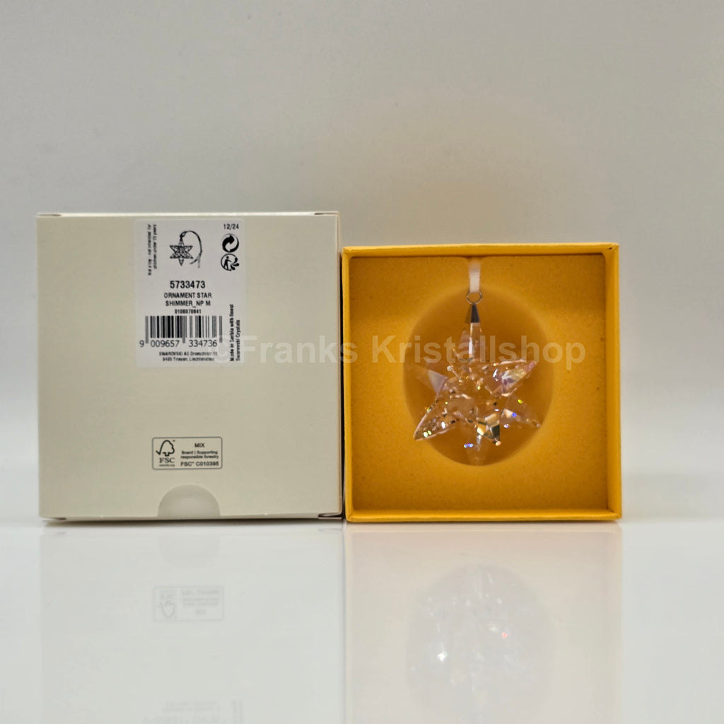 SWAROVSKI Weihnachtsstern Stern Ornament Shimmer Mittel 5733473