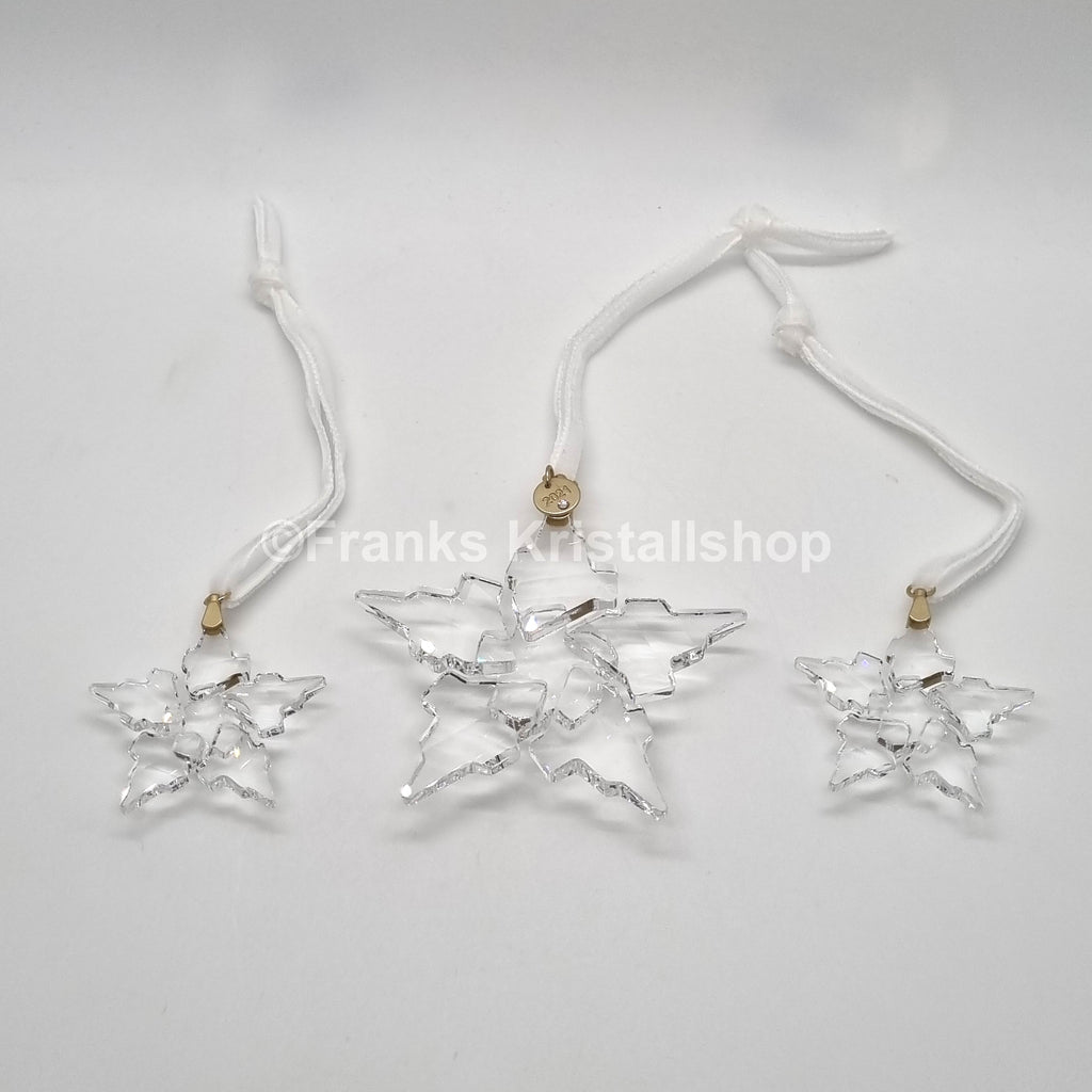 SWAROVSKI Weihnachtsstern 2021 Klar 3er Set 5583966