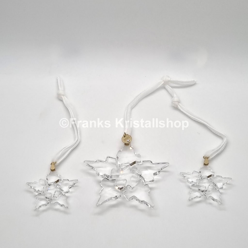 SWAROVSKI Weihnachtsstern 2021 Klar 3er Set 5583966