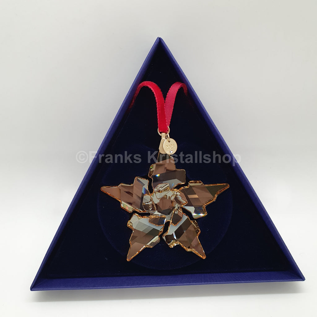 SWAROVSKI Weihnachtsstern 2021 Gold Groß Festive Ornament 5583847