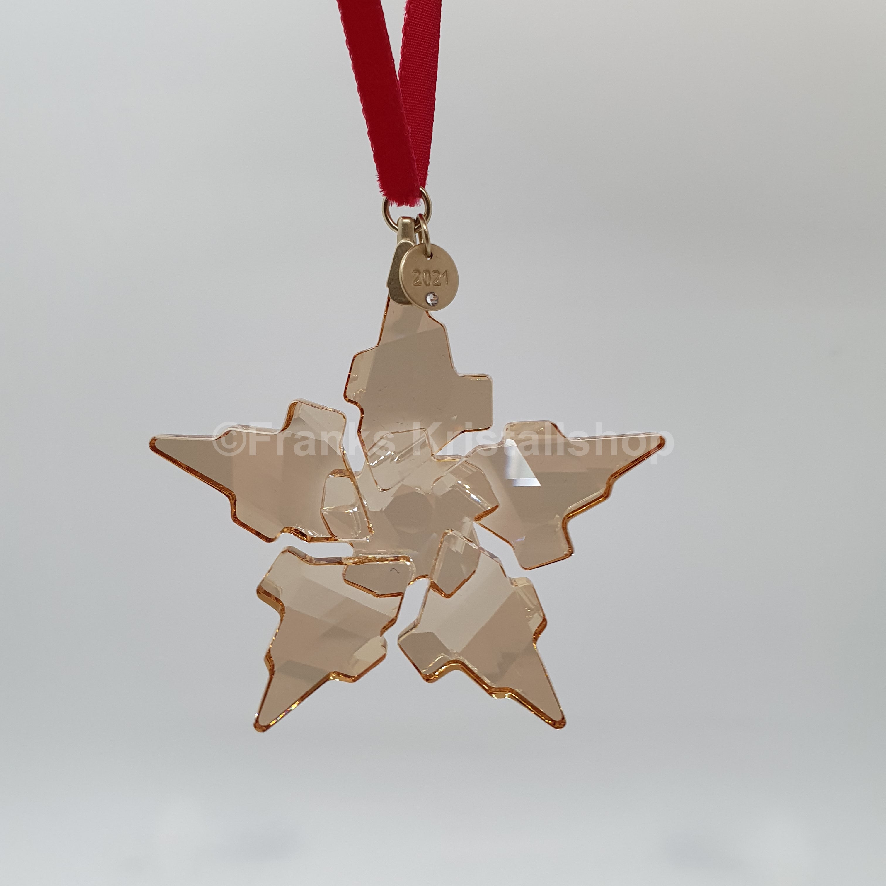 SWAROVSKI Weihnachtsstern 2021 Gold Groß Festive Ornament 5583847