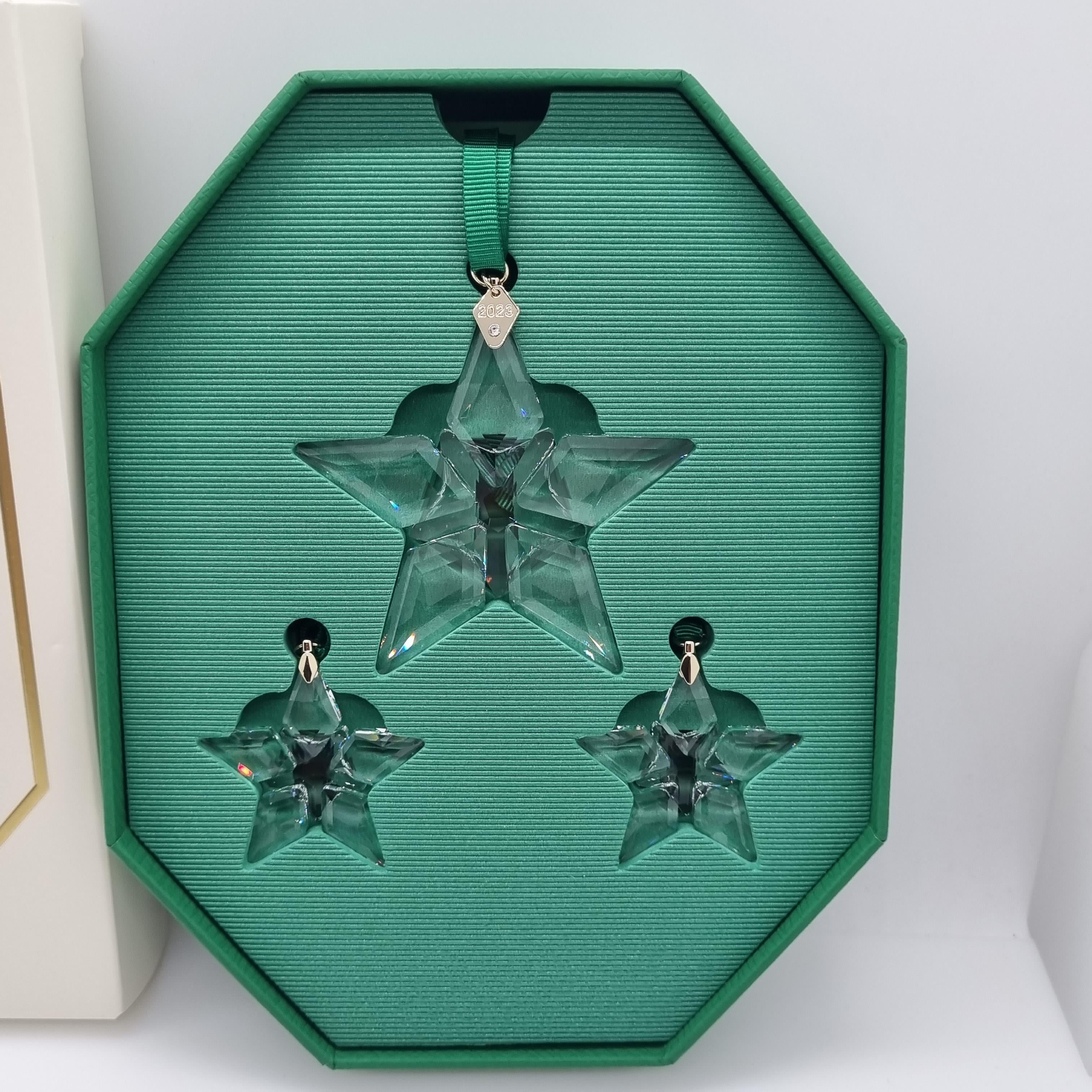 SWAROVSKI Weihnachtsstern 2023 Klar 3er Set 5649776