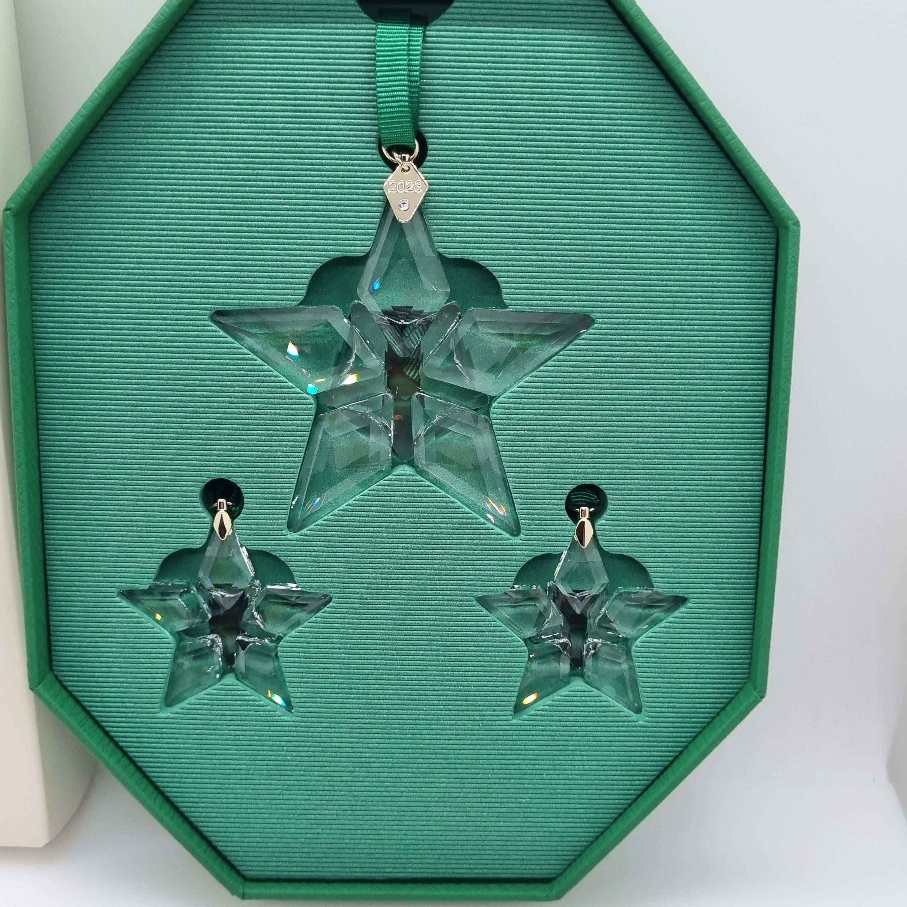 SWAROVSKI Weihnachtsstern 2023 Klar 3er Set 5649776