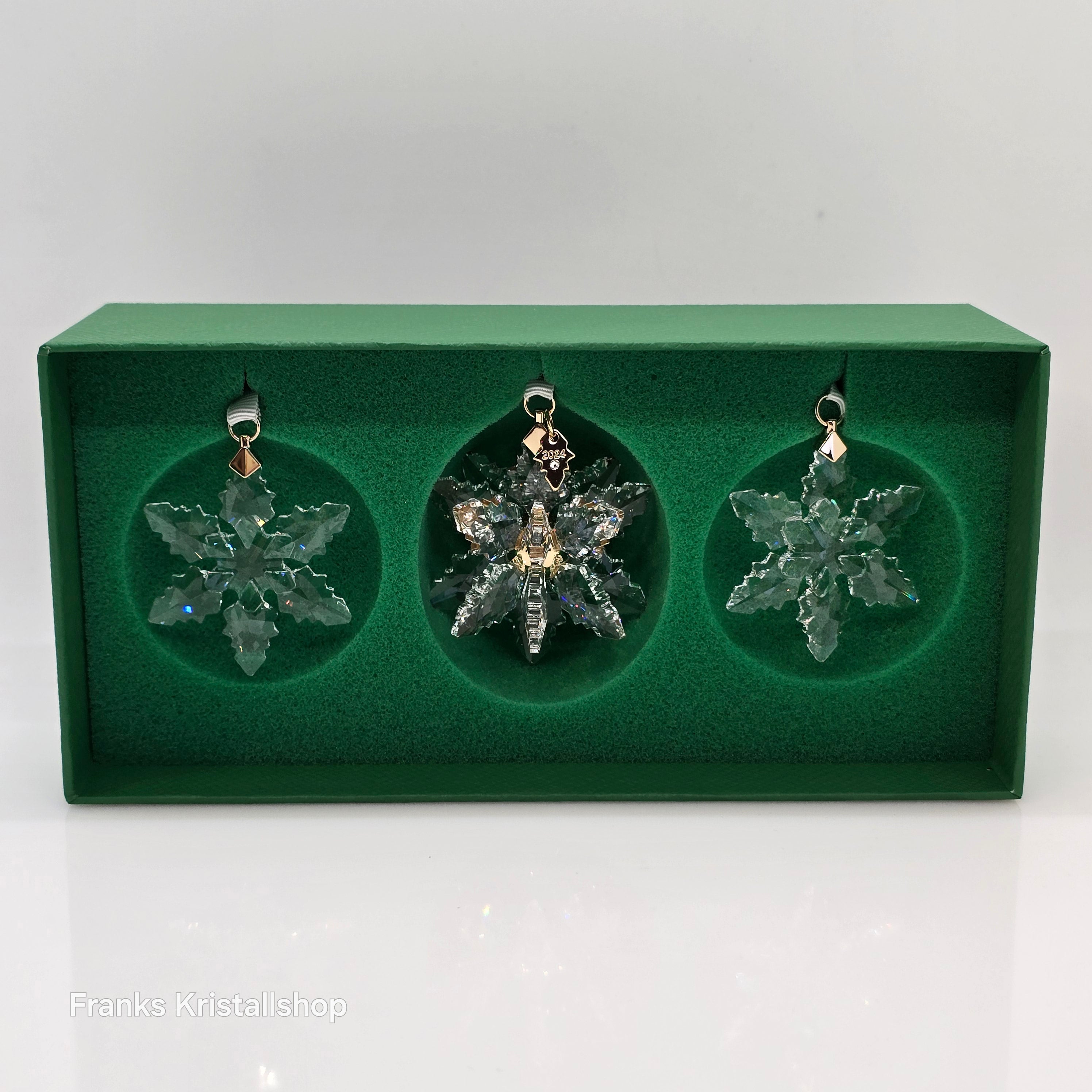 SWAROVSKI Weihnachtsstern 2024 3D 3er Set Klar 5674410