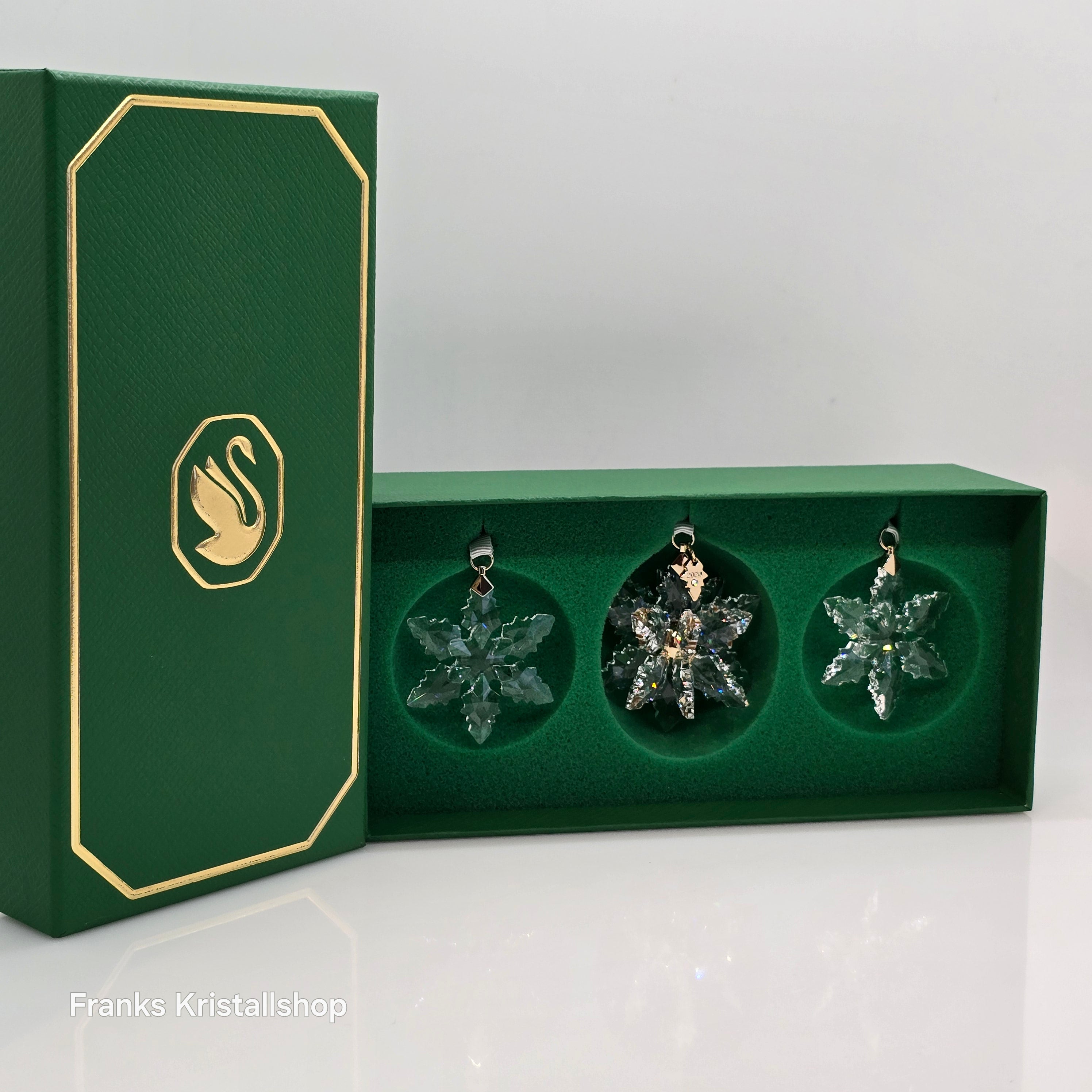 SWAROVSKI Weihnachtsstern 2024 3D 3er Set Klar 5674410
