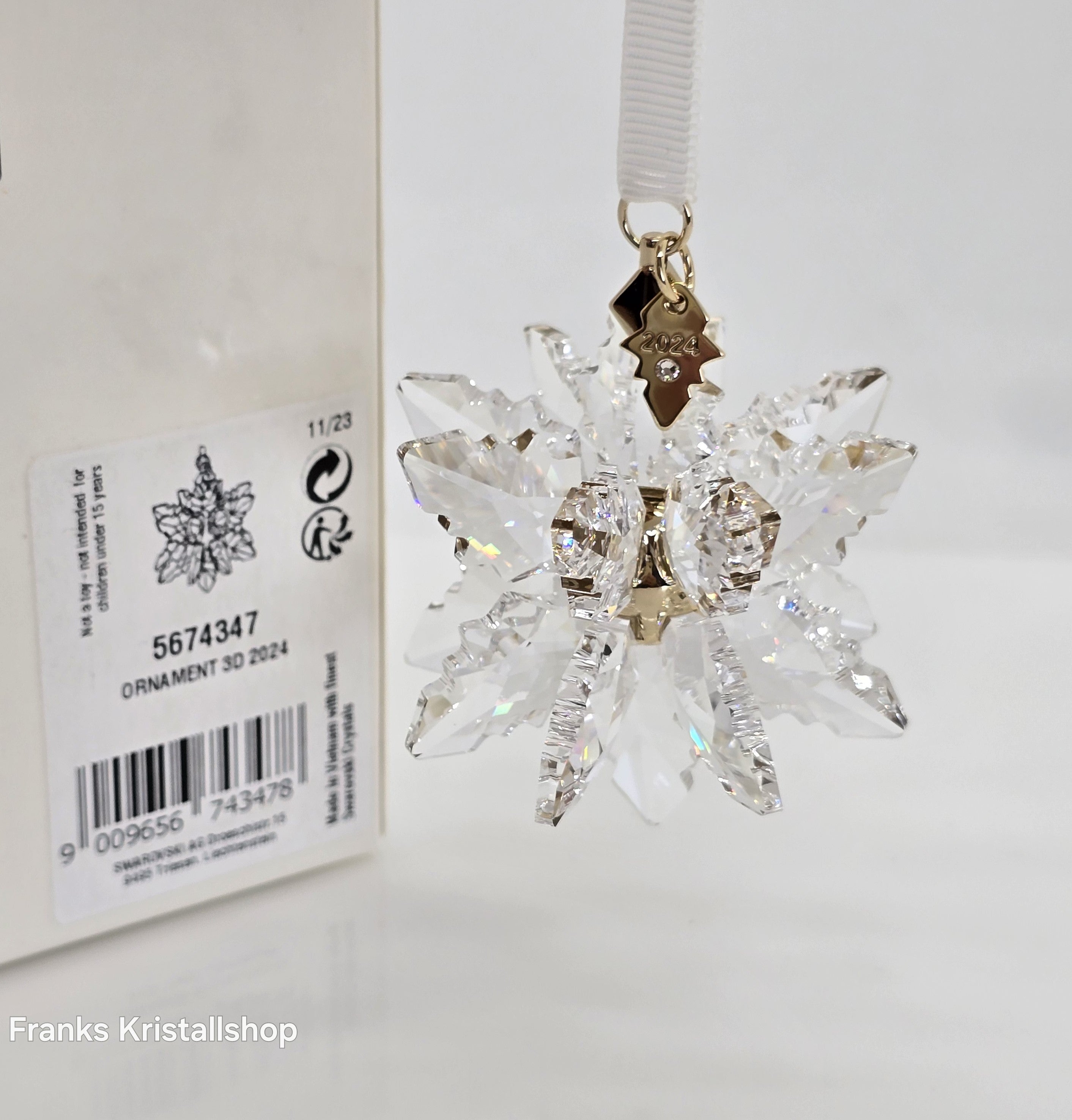 SWAROVSKI Weihnachtsstern 2024 3D Klar 5674347