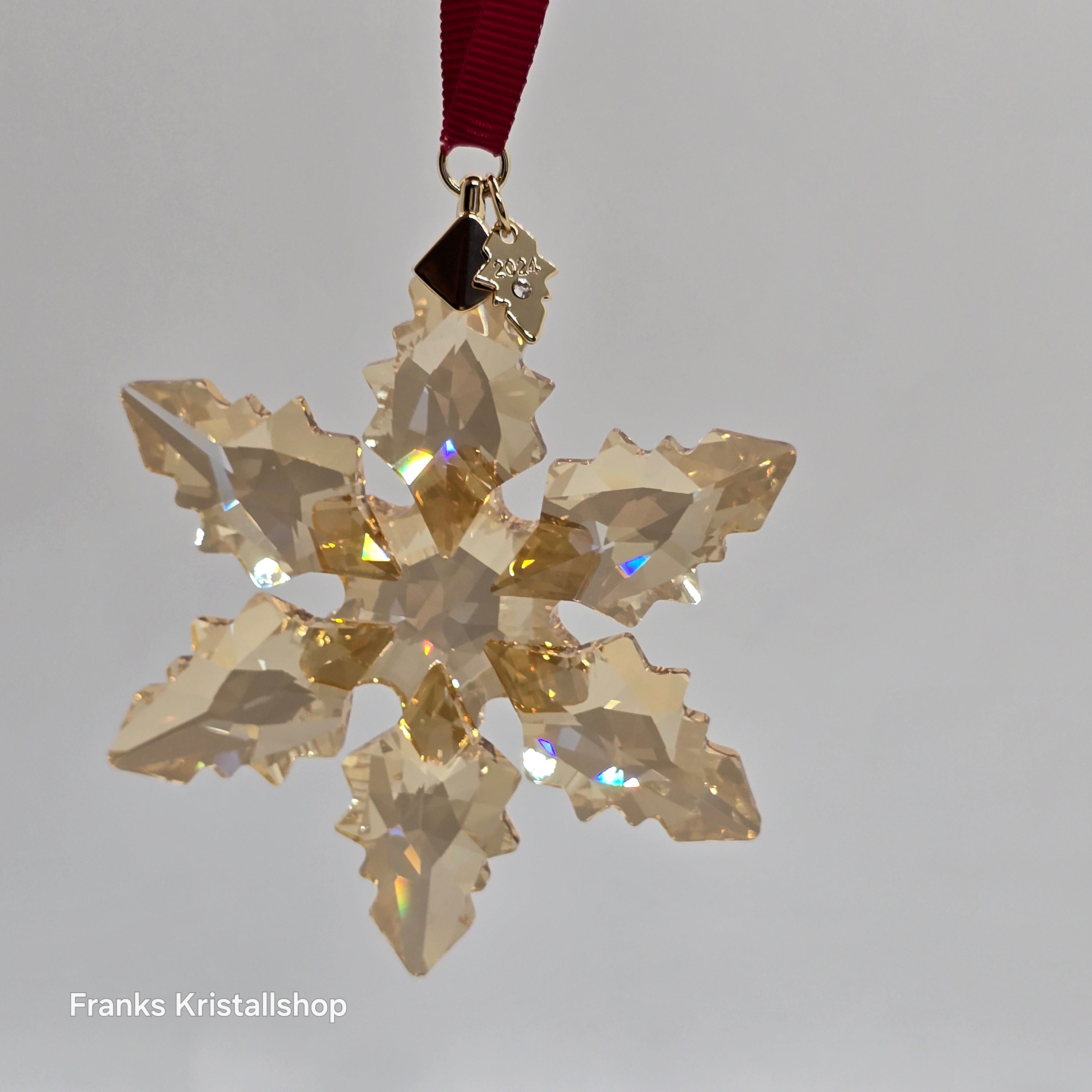 SWAROVSKI Weihnachtsstern 2024 Groß Gold Festive 5674349