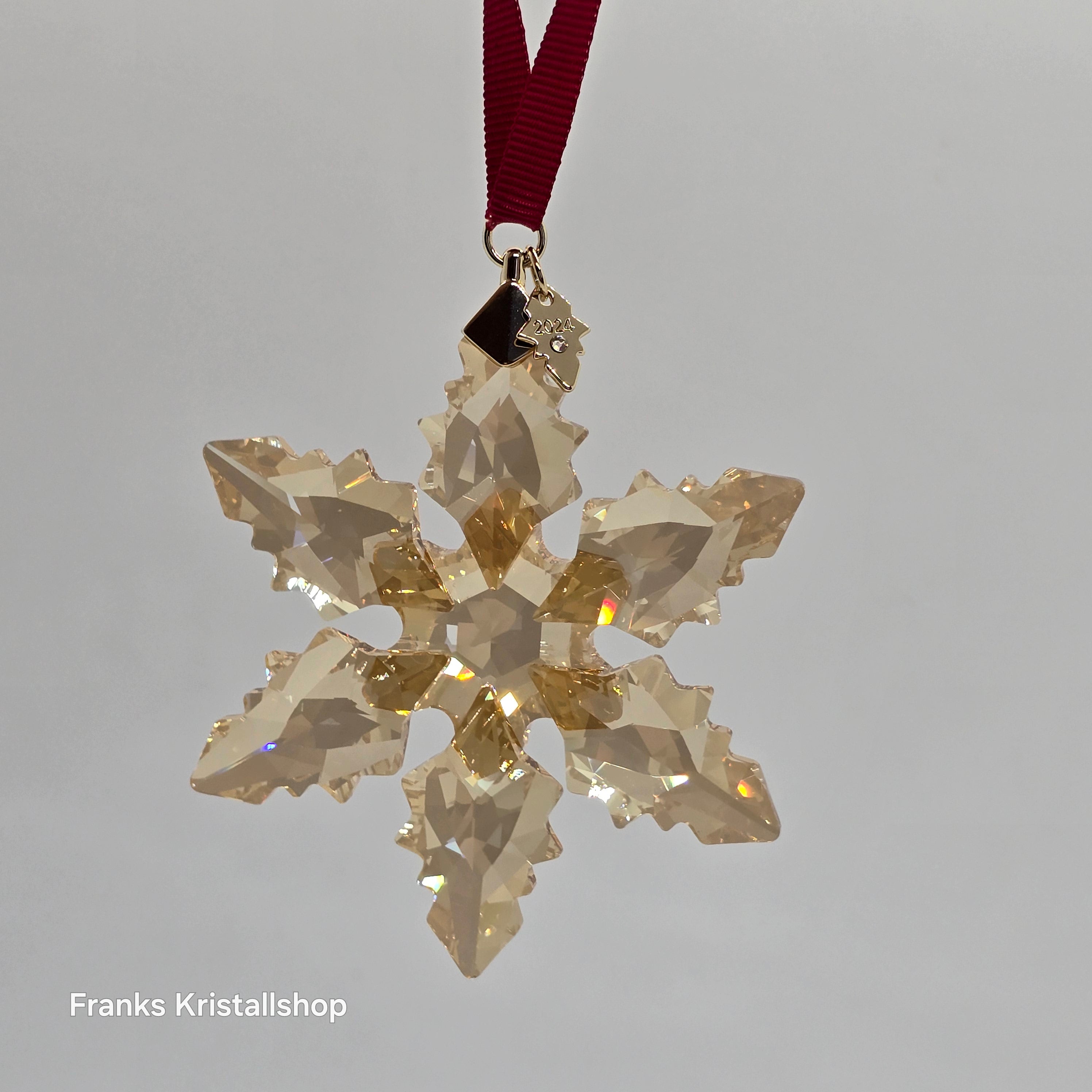 SWAROVSKI Weihnachtsstern 2024 Groß Gold Festive 5674349