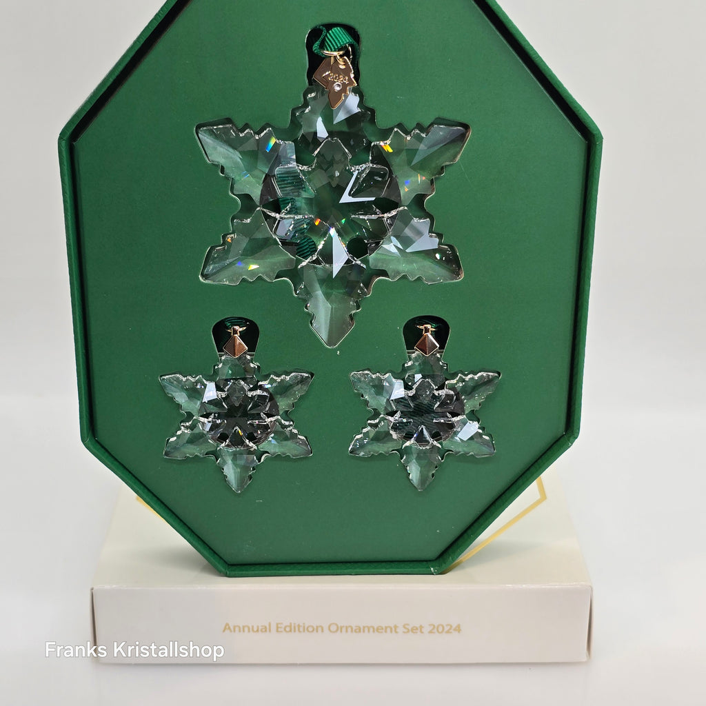 SWAROVSKI Weihnachtsstern 2024 Klar 3er Set 5674317