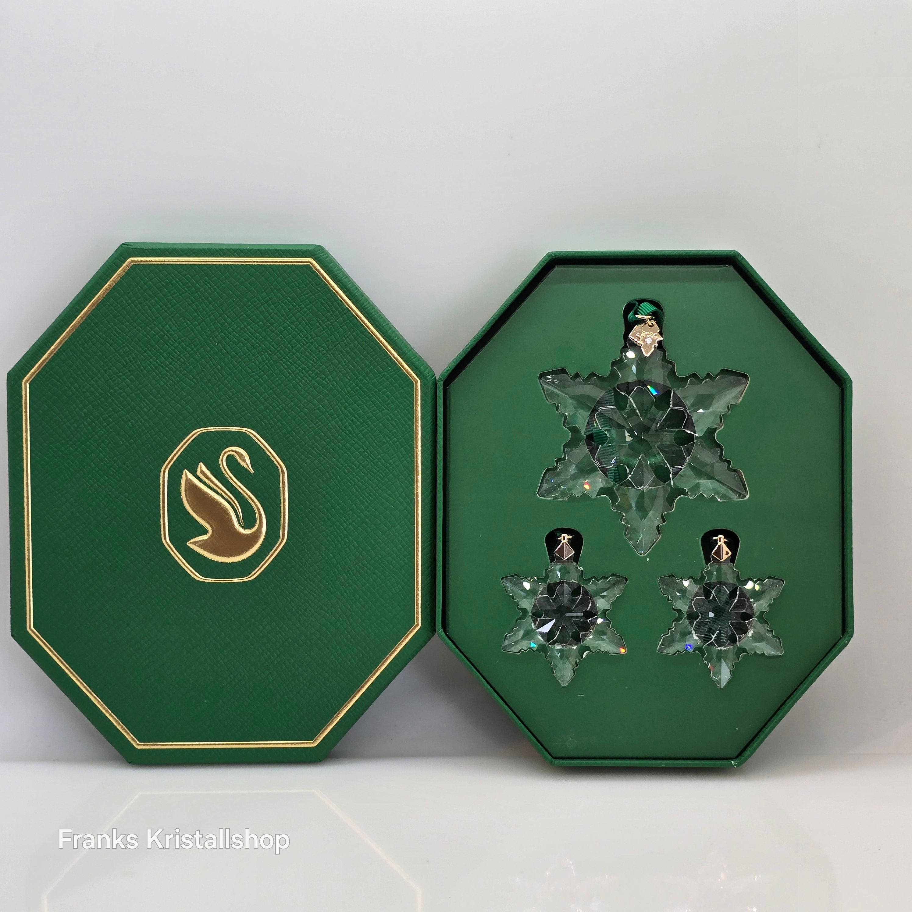 SWAROVSKI Weihnachtsstern 2024 Klar 3er Set 5674317