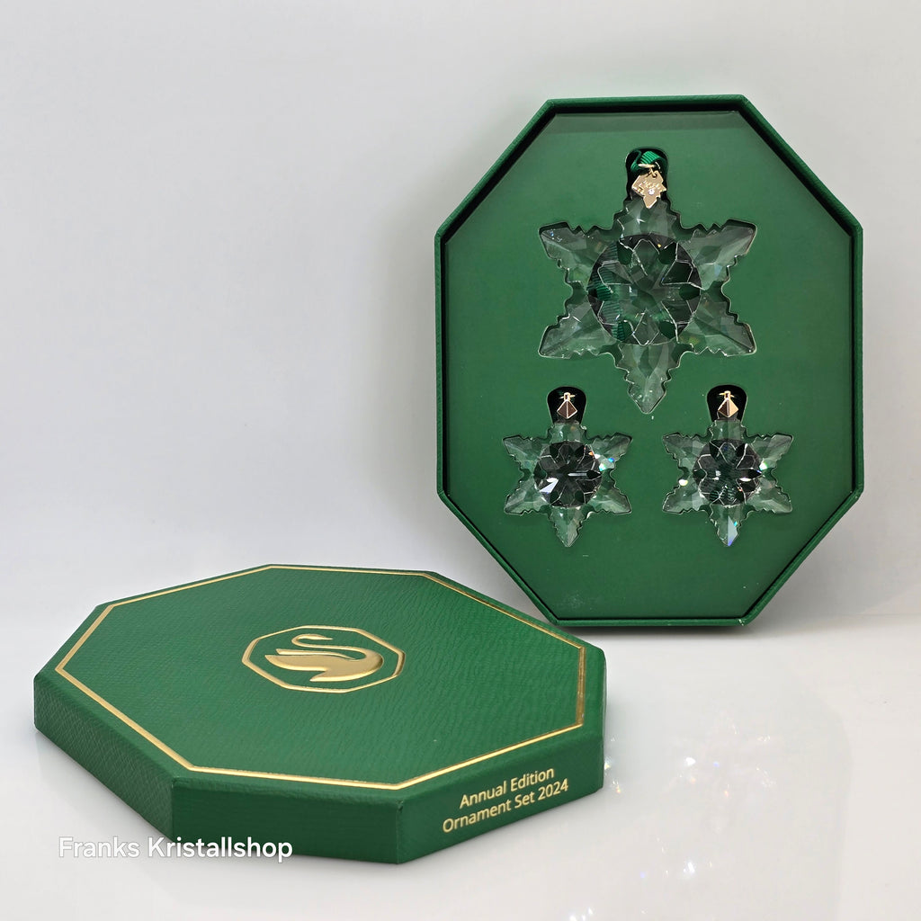 SWAROVSKI Weihnachtsstern 2024 Klar 3er Set 5674317