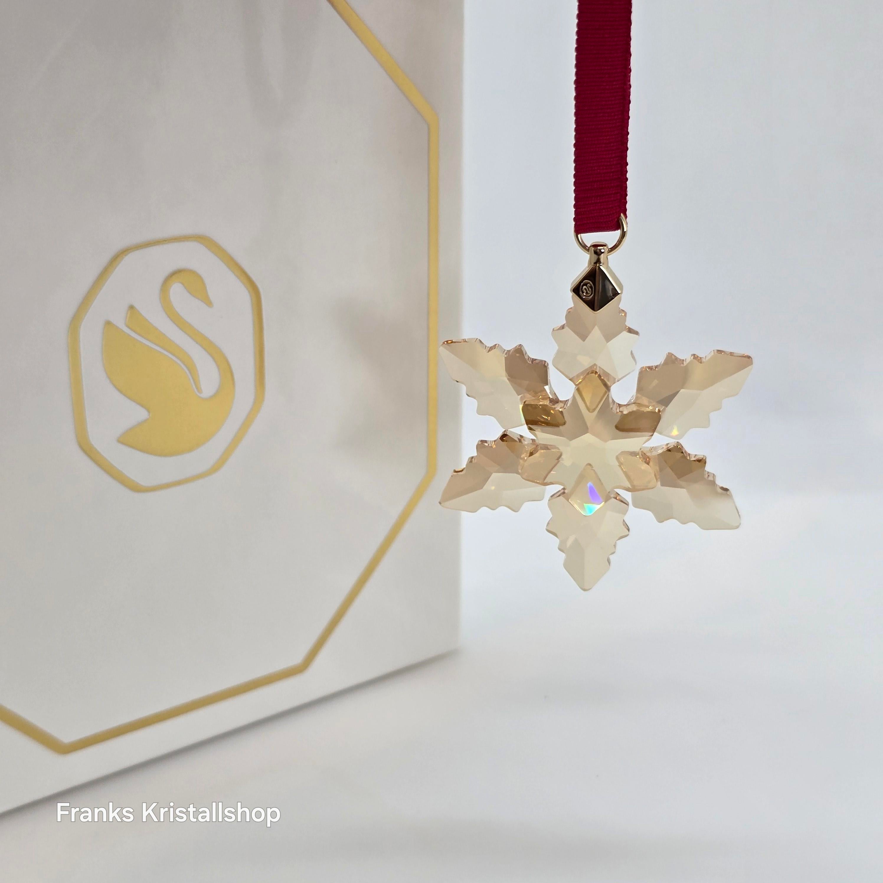 SWAROVSKI Weihnachtsstern 2024 Klein Gold Festive 5674384