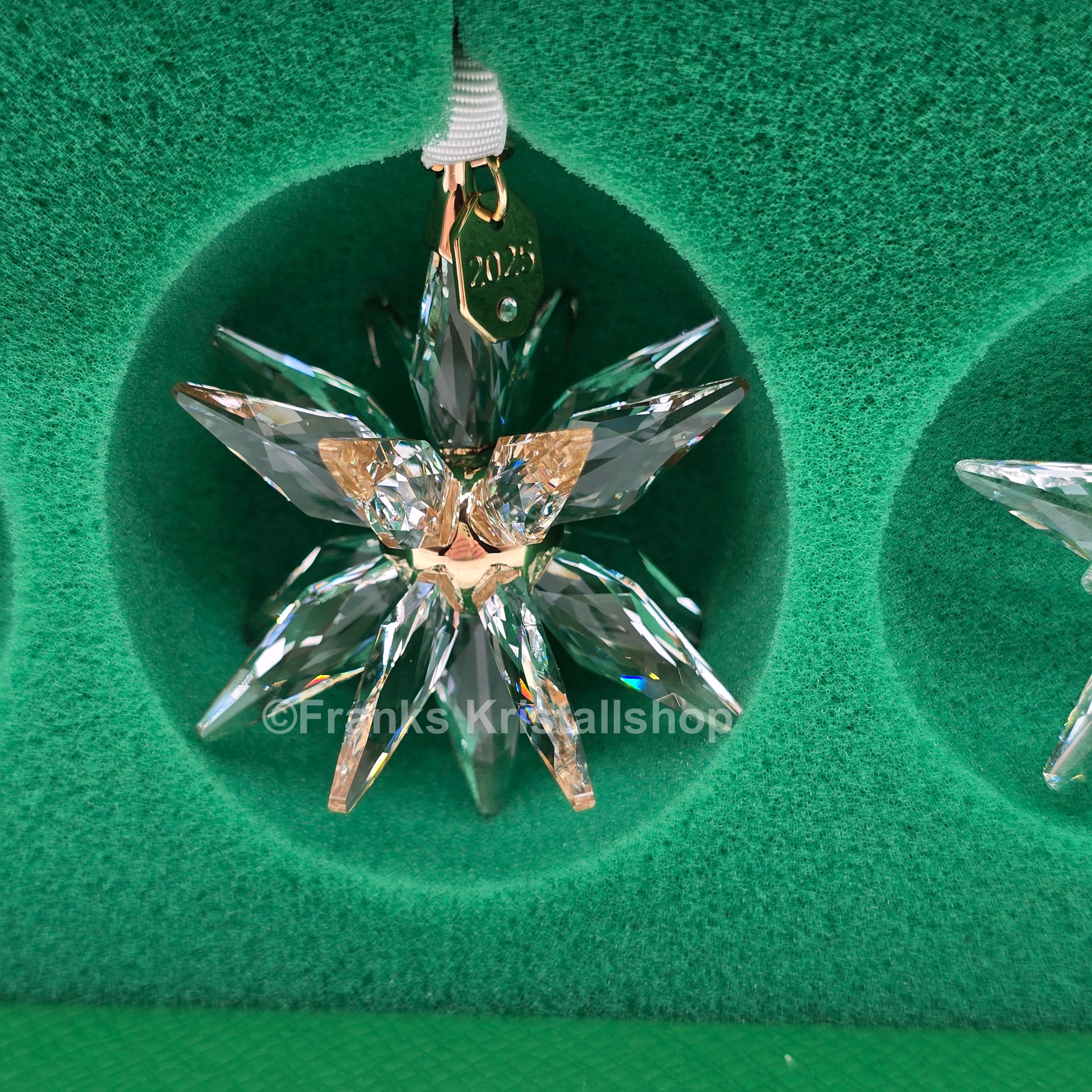 SWAROVSKI Weihnachtsstern 2025 3D 3er Set Klar 5701628