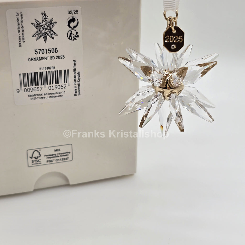 SWAROVSKI Weihnachtsstern 2025 3D Klar Annual Edition 5701506